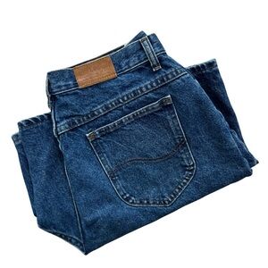 Vintage Y2K Lee Jean Shorts Women’s Size 18 Blue Jorts High Waisted